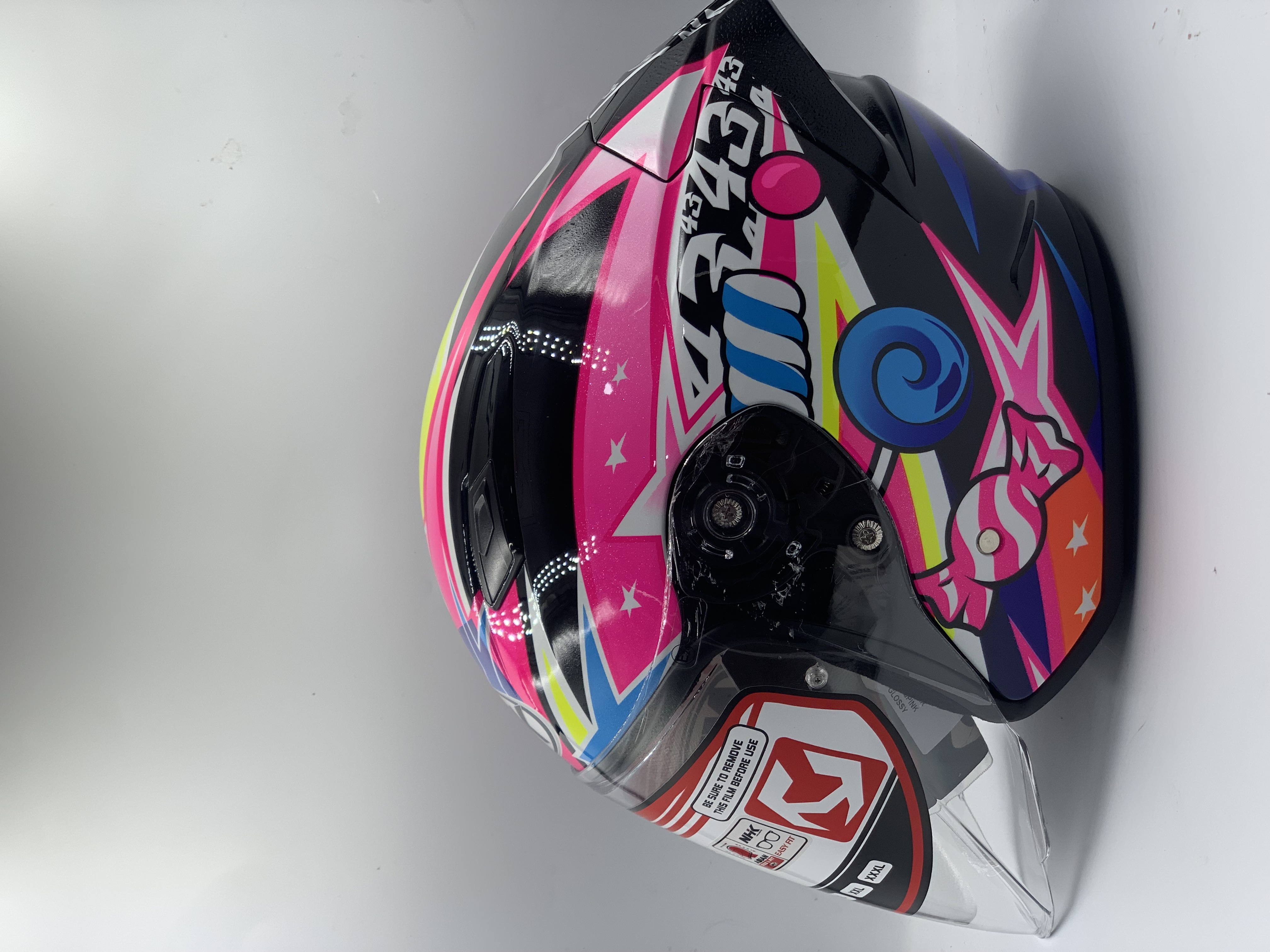 NHK Helmet S1GP S Candy Star Black/Pink Glossy (ECE 22.06)